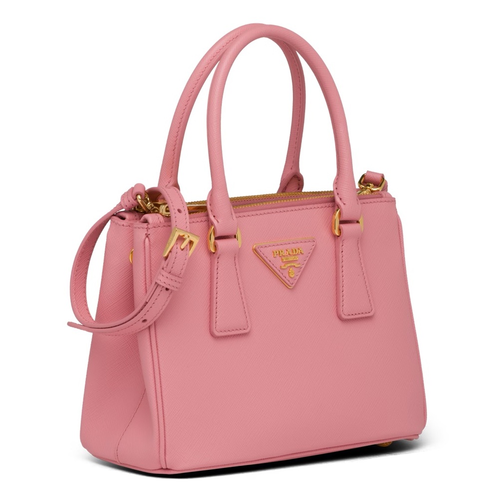 LIKE NEW! Authenticated Prada GALLERIA Pink Mini MACRO SMALL Bag DAINTY CUTE - Picture 10 of 16